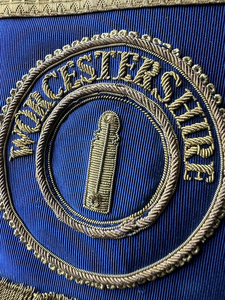 Chevaliers templiers maçonnique 1800 manchettes brodées personnalisées vente chaude gantelets en cuir croix Motif bannières boutons de manchette Ronpex - Product Image 2