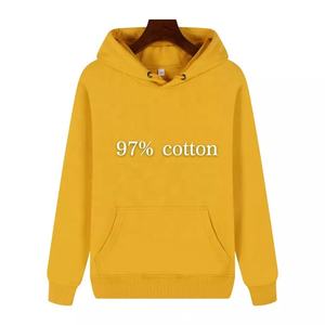 Sudadera con capucha para mujer, de manga larga, 97% algodón, personalizada, color blanco, gran oferta - Product Image 1
