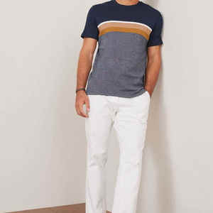 Top qualité décontracté vêtements d'été couleur unie hommes t-shirt à manches courtes respirant hommes t-shirt - Product Image 5