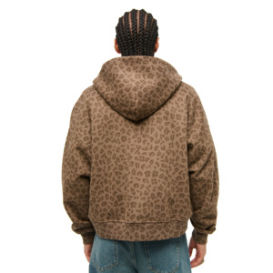 Sudadera con Capucha Personalizada para Hombre, Invierno, 360G, Gruesa, Extra Grande, Doble Cremallera, Color Sólido, 100% Algodón, Tela de Felpa de Alta Calidad, Secado Rápido - Product Image 3