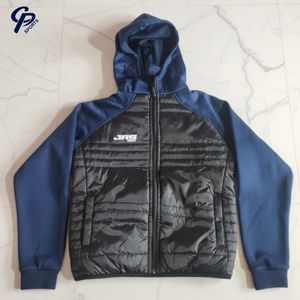CP Sports Thermal Fleece Hoodie Warm Comfortable Casual Winter Wear con Stand Collar Cierre de cremallera Logotipo personalizado Impresión frontal - Product Image 4