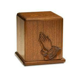 Venta al por mayor de urnas de cremación de madera hechas a mano de estilo americano moderno adulto hombre mujer funerario urnas decorativas - Product Image 1