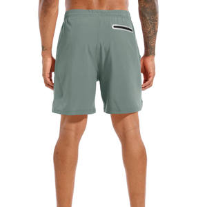 Verano 100% Nylon Fitness secado rápido transpirable cintura elástica pantalones cortos de entrenamiento impermeable de talla grande para hombres pantalones cortos de playa para hombres - Product Image 4