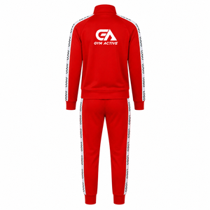 Ensemble de survêtement personnalisé pour hommes et femmes, en polaire unie à capuche, deux pièces, polyester/coton, veste zippée intégrale et pantalon, vêtements de sport, athlétique, gym - Product Image 5