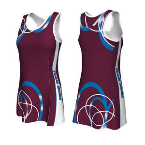 Maillot de netball numérique de haute qualité pour femmes, respirant, séchage rapide, durable, vêtements de sport d'équipe avec options personnalisées - Product Image 6