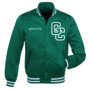 Veste d'hiver grande taille, col montant, broderie personnalisée, polyester respirant, manches raglan, couleur unie, nouvelle collection City Front - Product Image 1