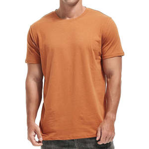 Venta caliente nueva camiseta de moda para hombre 100% algodón de secado rápido transpirable cómodo diseño de cuello redondo de punto de alta calidad - Product Image 4