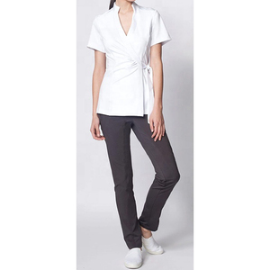Uniforme de Trabajo Elástico para Mujer, Personalizable con Logotipo, Transpirable, Impermeable, de Alta Calidad, para Spa, Masajes Tailandeses, Industria de Belleza y Salón - Product Image 4