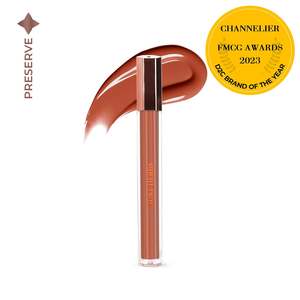 Tinta Labial de Vidrio a Base de Plantas con Cica y Aceite de Almendras Dulces - Larga Duración, Alta Pigmentación, Vegana - Product Image 1