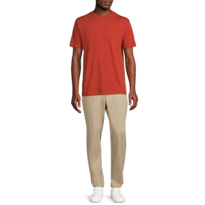 เสื้อยืดผ้าฝ้ายลายเฮอร์โบโลยีของผู้ชาย100% ป้องกันคอเต่ากำหนดปริมาณได้เองแขนสั้น OEM - Product Image 3