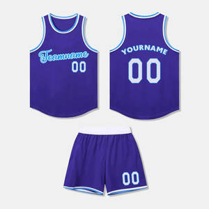 Uniforme de basketball réversible de qualité supérieure 2025, grande taille, nouveau style, respirant, personnalisable par sublimation, nom de l'équipe, sans manches, 100% - Product Image 3