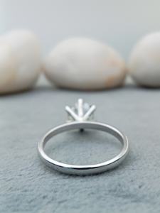 Women's Luxury 10K 14K 18K Gold Classic Full VVS Natural Diamond Rounded Baguette for Certified Wedding Engagement Party Ring - Product Image 4