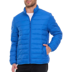 Wholesale Custom Black High Street Stand Collar <b>Lightweight</b> <b>Men's</b> Windproof Waterproof Winter Puffer <b>Jacket</b> - Product Image 4