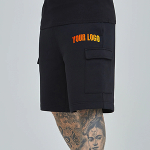 Haute qualité été vêtements décontractés hommes Shorts respirant 100% coton DTG Logo imprimé coupe ample respirant Shorts pour hommes - Product Image 1