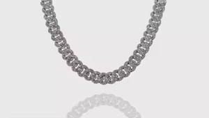 Mode masculine 10/14/18 solide coupe chic collier de tennis personnalisé MM laboratoire diamant cultivé chaîne cubaine 20 pouces meilleur prix chaîne - Product Image 6
