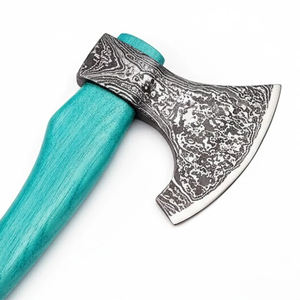 ขวานเหล็กดามัสกัส หัวเหล็กมีลวดลาย ด้ามจับแข็งแรง สำหรับงานกลางแจ้ง ขวานเหล็กดามัสกัสคุณภาพพรีเมียม - Product Image 3