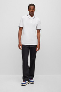 <b>Men</b> 100% Cotton Golf for Polo <b>T</b>-<b>Shirt</b> with shorts <b>Sleeves</b> Solid Color Polo <b>T</b> <b>Shirt</b> In <b>White</b> Color Polo <b>T</b> <b>Shirt</b> - Product Image 3