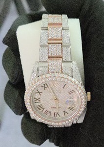 Moissanite นาฬิกาเพชร, นาฬิกาสุดหรู VV Moissanite ระบบอัตโนมัติเต็มรูปแบบ - Product Image 2