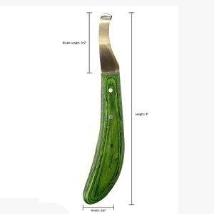 Couteau à sabot pointu de haute qualité couteau droitier avec manche en bois griffe à lame tranchante et couteaux à sabot - Product Image 4