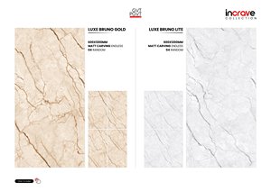 Carreaux de sol muraux en porcelaine 600x1200 Matt Carving Endless Premium 24x48 Texture sculptée Carreaux de grand format Designs d'exportation durables - Product Image 4