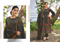 Mousseline de viscose lourde pure Designer d'impression numérique Salwar Kameez Collection de vêtements indiens pakistanais fabriqués en pur coton