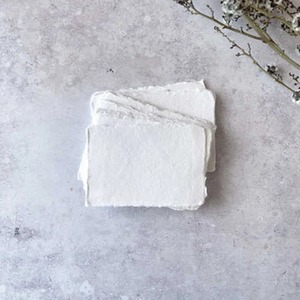 Giấy mời đám cưới nghệ thuật giấy trắng deckle cạnh giấy mời - Product Image 4