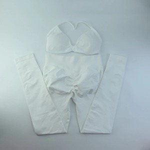 ชุดออกกำลังกาย เสื้อชั้นในกีฬาแบบเต็มตัวคุณภาพสูง กางเกงเลกกิ้งเอวสูง ชุดออกกำลังกาย ชุดกีฬา ชุดฟิตเนสสำหรับผู้หญิง ชุดโยคะ ลดราคา - Product Image 2