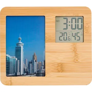 Stazione Meteo Personalizzata in Bambù per Regali Promozionali - Product Image 2