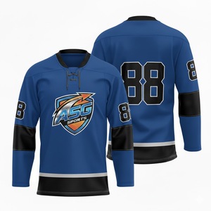 Maillots de hockey sur glace personnalisés 2026 – Premium 100 % polyester respirant, sublimés pour équipes (USA et autres) – Ensembles - Product Image 2