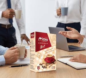 Café instantané premium 2-en-1 à la caféine, marque privée OEM, 10 x 16g, best-seller, grossiste Vietnam - Product Image 2