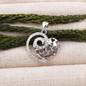 Colgante de Plata de Ley 925 con CZ para todas las ocasiones, regalo para ella en un colgante especial de plata de ley 925 para el regalo - Product Image 3