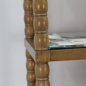 Listo para enviar Estantería de madera maciza de cinco niveles Elegante Seine Etagere Muebles para el hogar Múltiples tamaños disponibles - Product Image 4