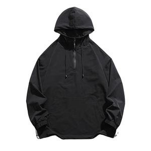 Sudadera con capucha para hombre, personalizada, de algodón grueso, con cremallera completa, estilo holgado, 500 g/m², de felpa francesa, extragrande, con estampado de logotipo - Product Image 6