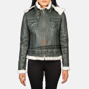 Chaquetas elegantes para mujer, abrigo de motocicleta con solapa de manga larga de cuero genuino Premium, prendas de vestir exteriores de piel de vaca con estilo único para mujer - Product Image 2