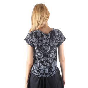 Napat Clothing T-shirt à manches courtes à col rond pour femme Prêt à expédier SH0133-02 - Product Image 2