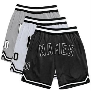 Pantalones Cortos Deportivos Personalizados para Hombre, de Alta Calidad, con Logotipo, Transpirables, Talla Grande, para Baloncesto y Jogging, para Verano - Product Image 1