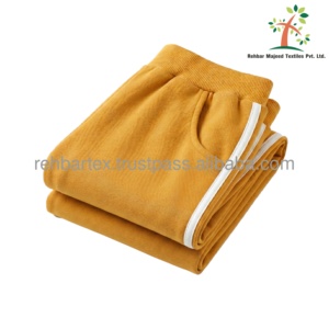 Pantalons de jogging personnalisés pour bébés garçons et filles, en jersey de coton, pantalons de survêtement pour enfants, taille élastique, pantalons pour tout-petits, poches latérales à rayures - Product Image 2