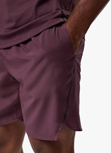 Vente en gros de vêtements de fitness d'été pour hommes, séchage rapide, logo personnalisé, shorts d'entraînement de couleur unie, shorts de gym respirants pour hommes, style décontracté - Product Image 5
