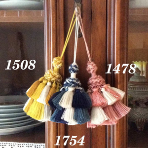 Pendentif de chapelet personnalisé, pompon, pompon chinoiseries, ethnique tibétain, cordon à main, accessoires de bricolage, vente en gros personnalisée, Ronpex - Product Image 1