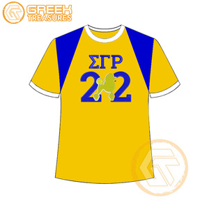 Vente en gros de t-shirt Sigma Gamma Rho pour femmes vêtements de sororité jersey de coton t-shirt respirant de haute qualité vêtements grecs pour femmes - Product Image 4