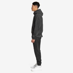 Marque personnalisée mode extérieure lâche hommes sweats à capuche thermiques vêtements d'extérieur mode hiver décontracté respirant lavage à l'acide sweats à capuche - Product Image 5