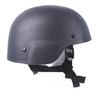 Casque tactique Vanda Aramid noir/khaki, norme ACH, avec niveau de protection RF1, 2,75 lb