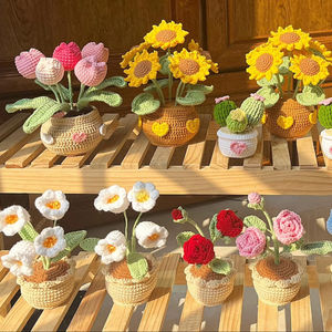 Vietnam fil tricoté fleur à la main Crochet décoration 99GD Offre Spéciale 2025 pour la maison bureau fête mariage Festival - Product Image 1