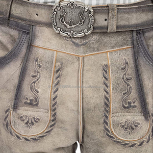 New Bavarian Wears Kniebund de cuero real de alta calidad con bordado personalizado y logotipo para hombres 2025 - Product Image 1