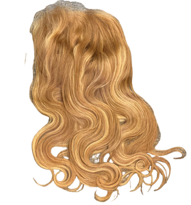 วิกผม100% บริสุทธิ์จากเวียดนามวิกผมดิบวิกผมลอนสีเปียโน HD เครื่องขยายลูกไม้สองชั้น100กรัม - Product Image 1