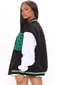 Veste universitaire pour femmes avec logo personnalisé, nouvelle mode, fabricant professionnel, design unique, vestes universitaires pour femmes - Product Image 6