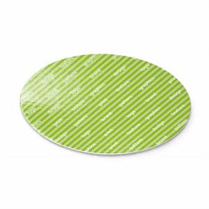 Polythene cake disc mod. PRESTIGE - Personalised 4 colours - 30 cm - Product Image 1