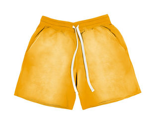 Ropa para adultos MEN ACID WASH Shorts Alta calidad 100% algodón Sun Fade con diamantes de imitación Patrón sólido Streetwear Sun Fade Shorts - Product Image 1