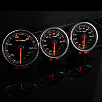 Digital Boost Gauge LED Backlight Waterproof Sensor 3 Bar Air Pressure Gauge Universal Fit 52/60mm Car Accessory