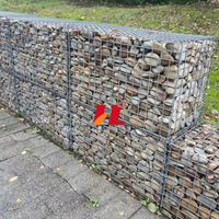 Boîte de Gabion tissée par maille d'espacement extra large pour les murs décoratifs de caractéristique d'affichage de roche de rivière